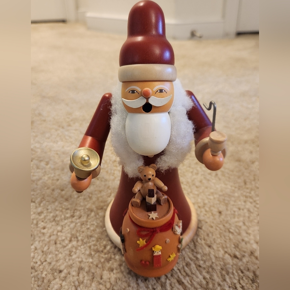 Santa with Presents Mueller‎ Incense Smoker German READ